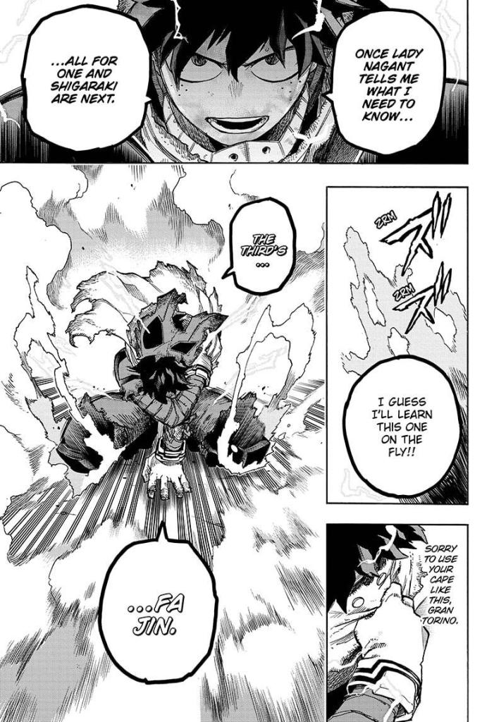 Featured image for My Hero Academia Chapter 313: Deku unleashes a new Quirk on Lady Nagant.