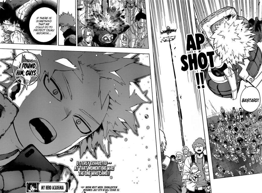 Featured image for My Hero Academia Chapter 318: Deku’s dark determination