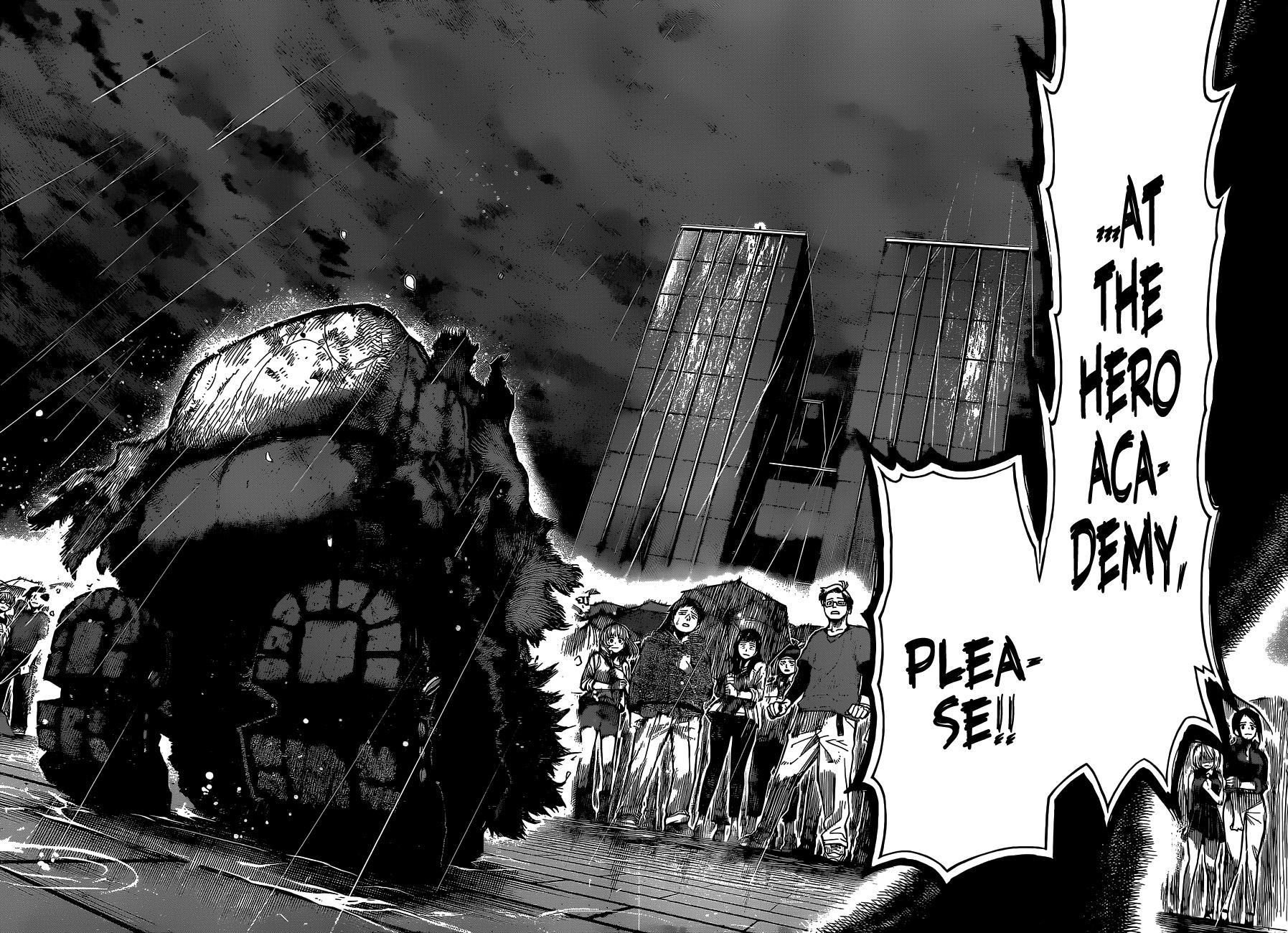 Featured image for My Hero Academia Chapter 324: Ochaco steps up to defend Deku and the honor of heroes
