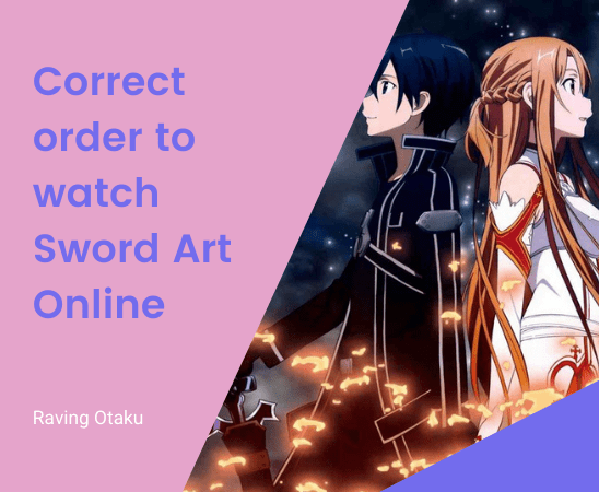 Featured image for Correct order to watch Sword Art Online