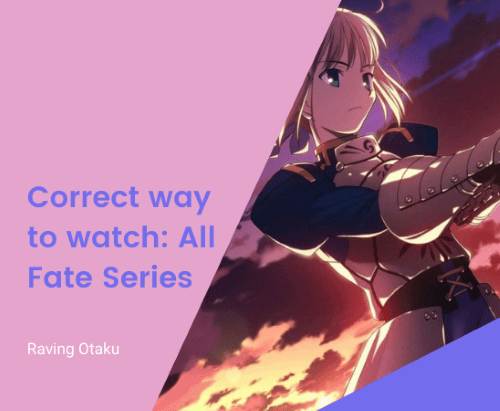 Featured image for Correct way to watch: All Fate Series in order