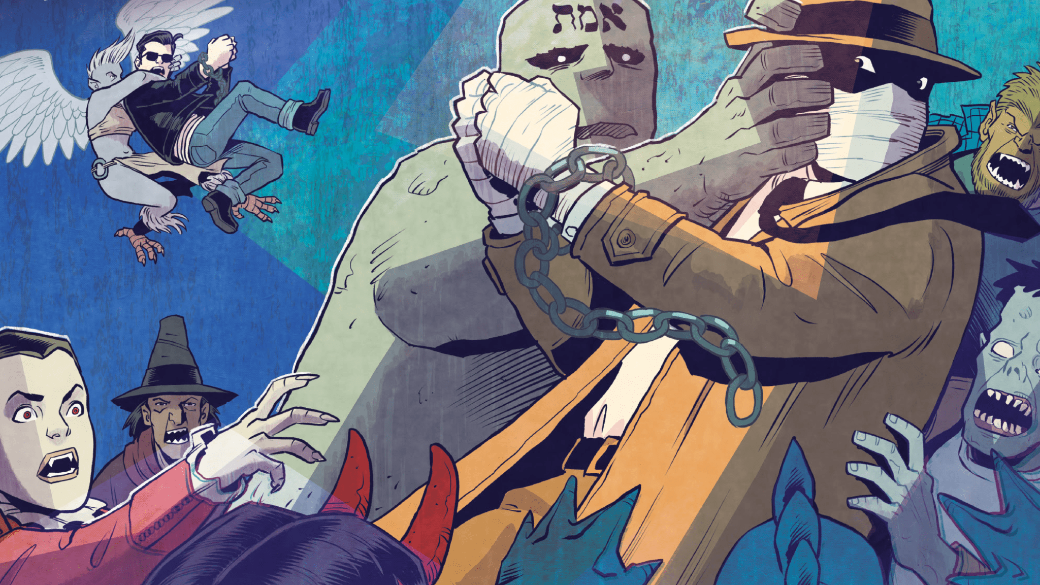 Featured image for Supernatural Noir Hits Kickstarter: Bixby Grant: Fangs & Brimstone #4 Debuts with All-Star Creative Team