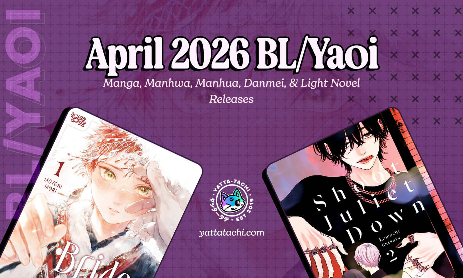 Featured image for April 2026 BL / Yaoi Manga, Manhwa, Manhua, Danmei, & Light Novel Releases in Print